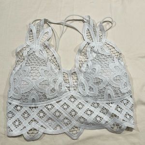Lace Brallette , size XS, white, as shown in photos